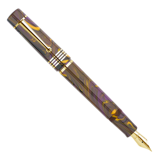 Delta Neo Gallery Iris Gold Trim - Fountain Pen