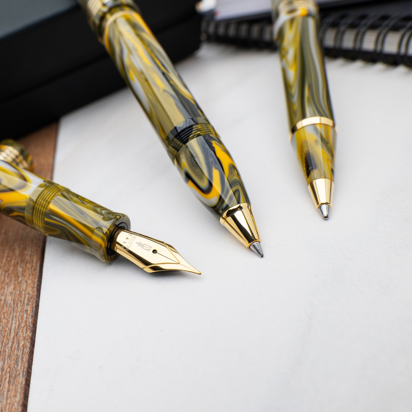 Delta Neo Gallery Marigold Gold Trim - Fountain Pen