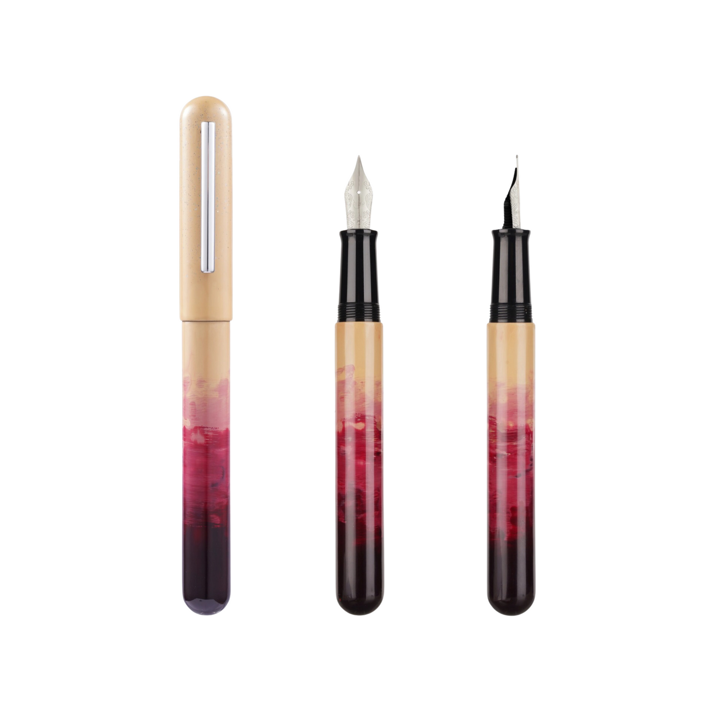 Ikkaku By Nahvalur 朱丹 Zhu-Dan (Cinnabar Red) Gradient Urushi