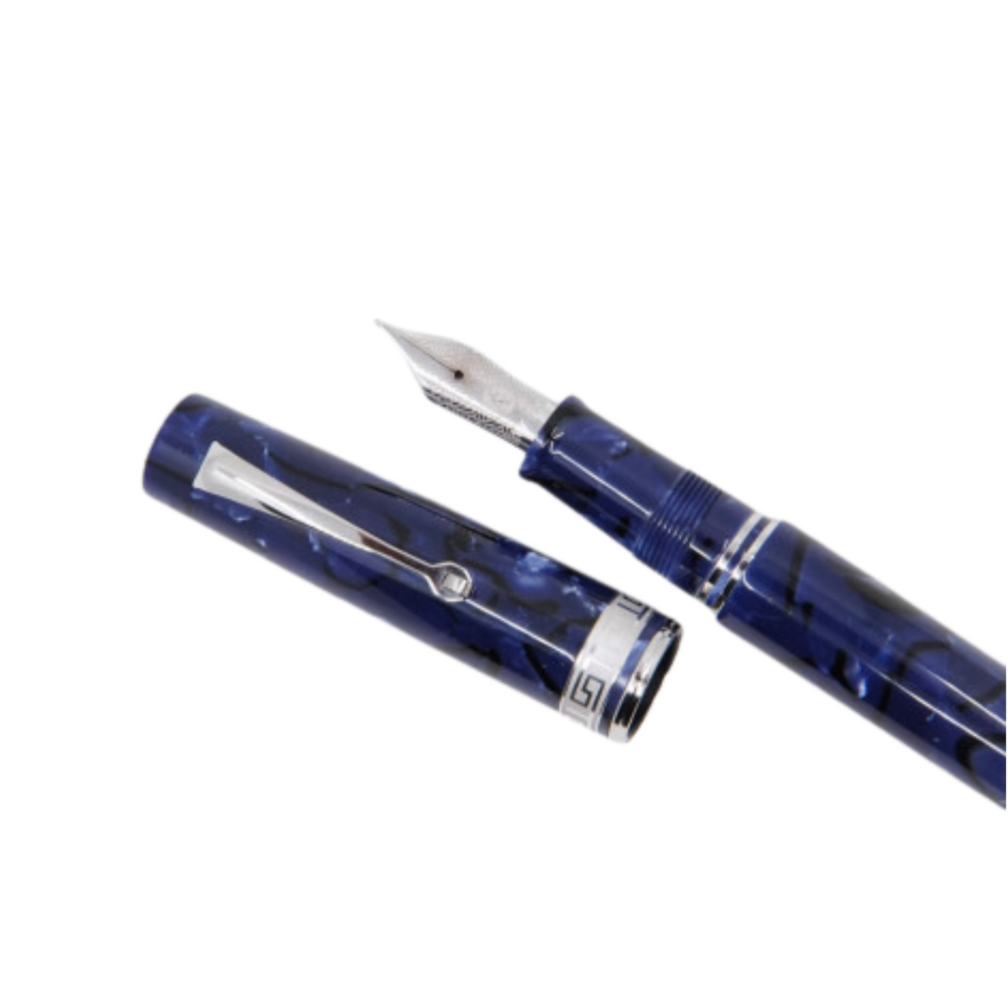 ASC Bologna Medio Blue La Royale Celluloid Rhodium