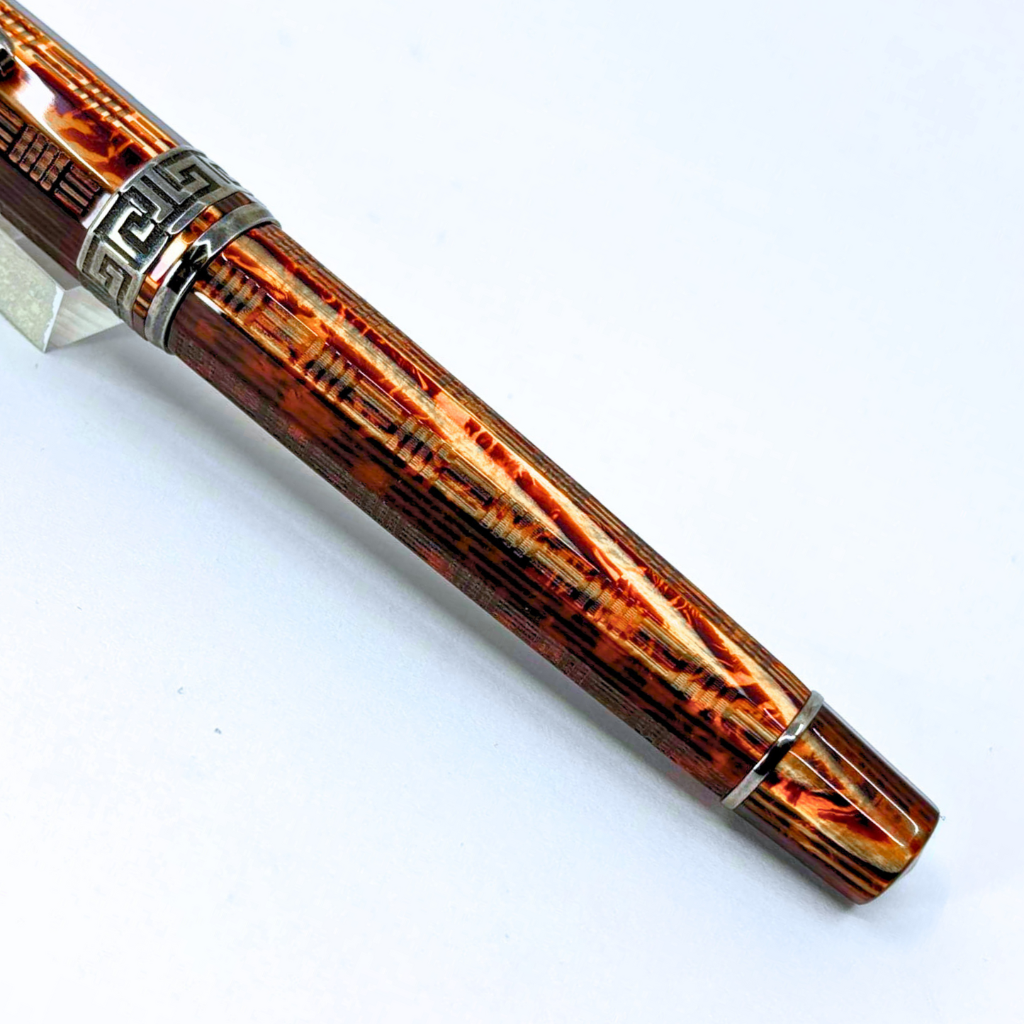 ASC Gladiator Medio Bespoke 2025 Arco Bronze Guilloche Ruthenium Trim- Fountain Pen