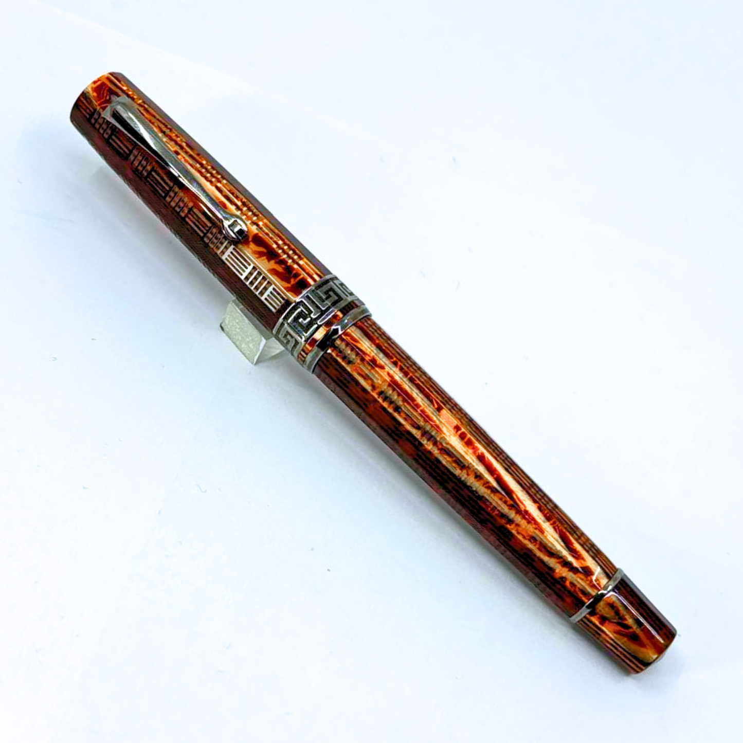 ASC Gladiator Medio Bespoke 2025 Arco Bronze Guilloche Ruthenium Trim- Fountain Pen