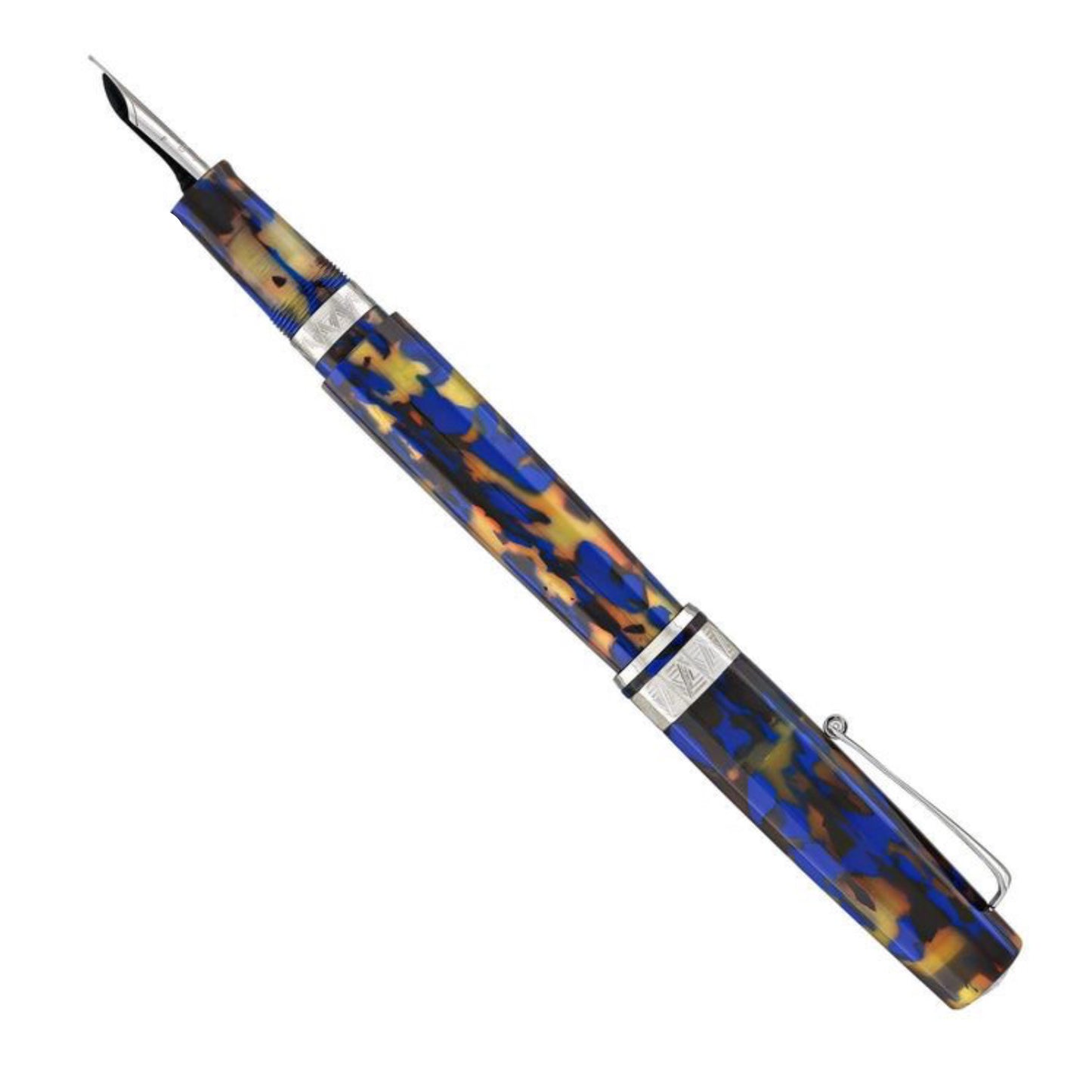 OMAS Paragon Blue Lucens Silver Limited Edition