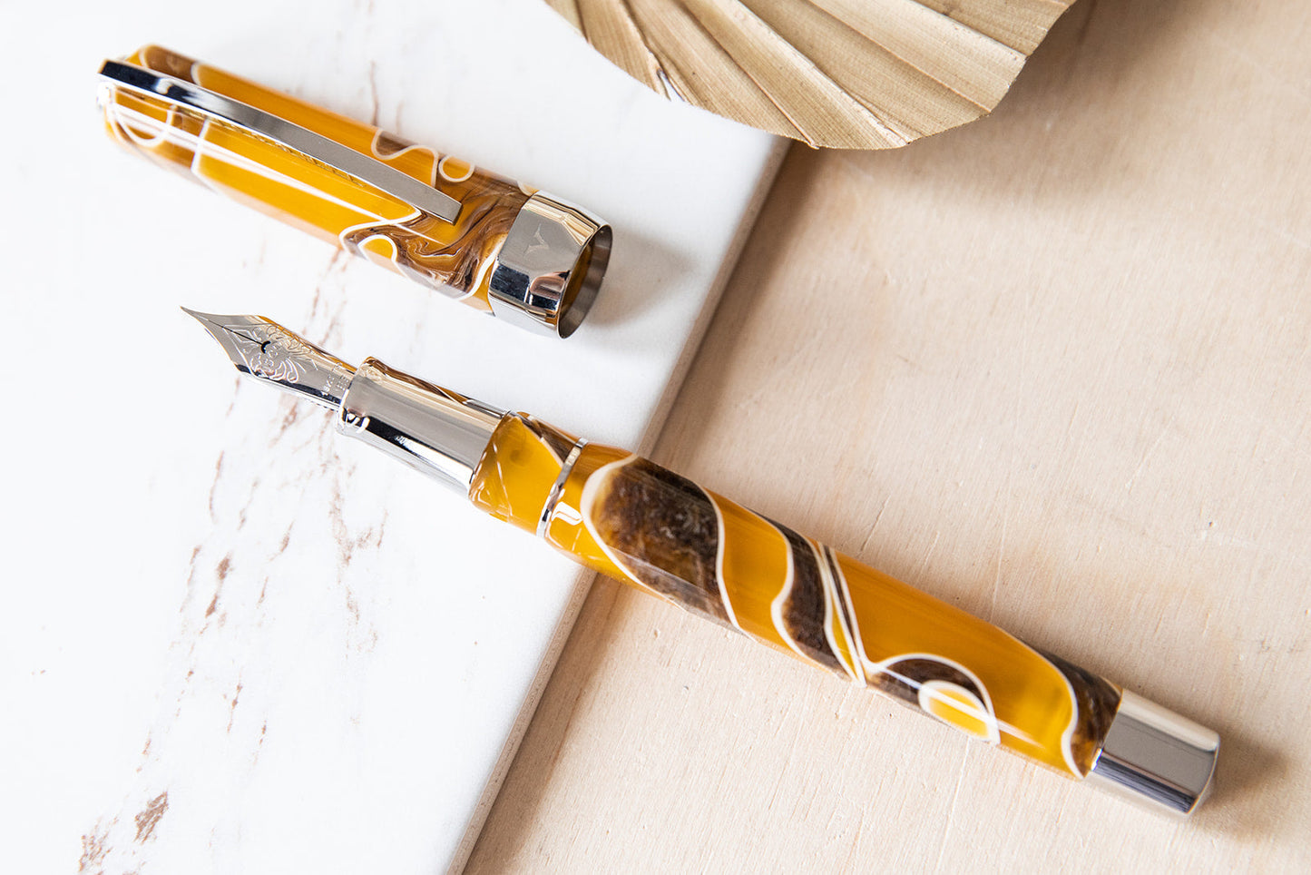 Visconti Opera Master Savanna w/Palladium Trim- Fountain Pen