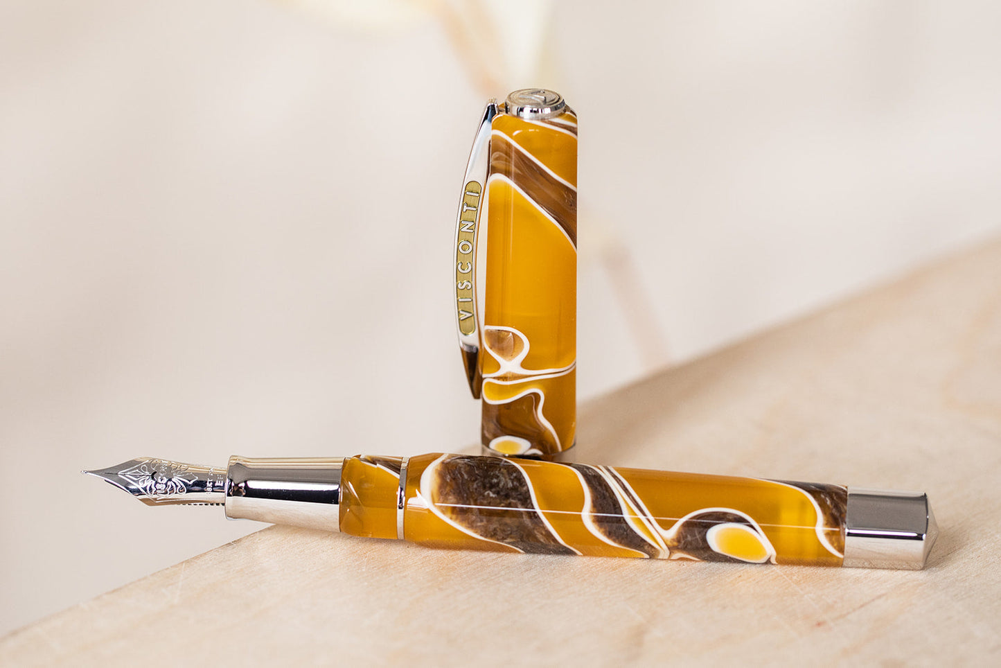 Visconti Opera Master Savanna w/Palladium Trim- Fountain Pen