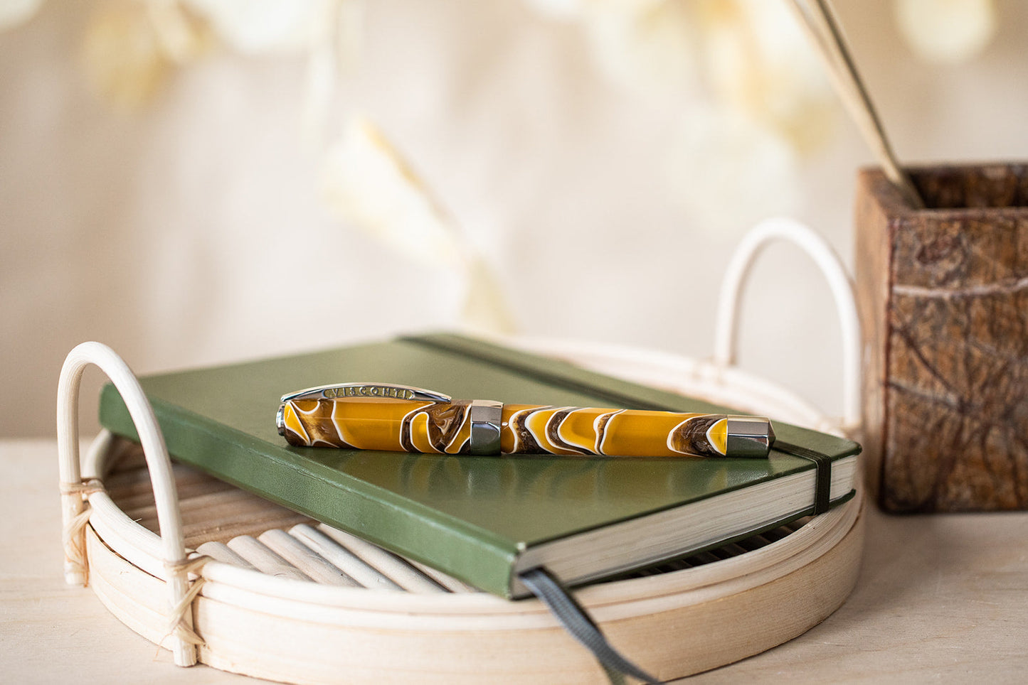 Visconti Opera Master Savanna w/Palladium Trim- Fountain Pen