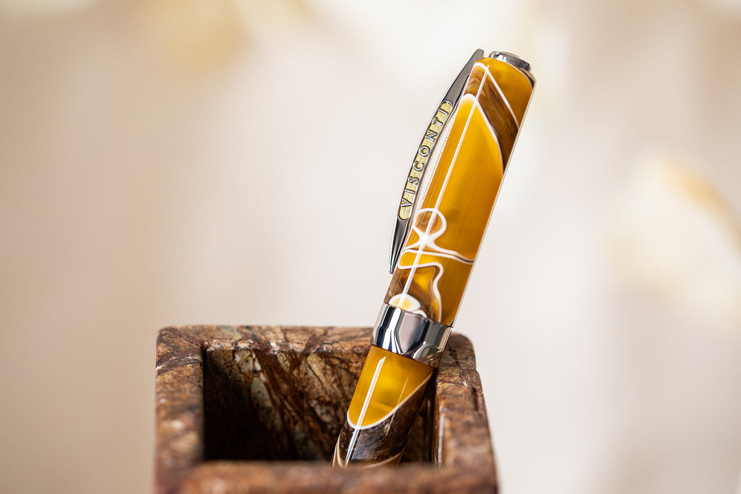 Visconti Opera Master Savanna w/Palladium Trim- Fountain Pen