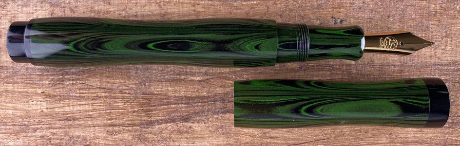Eboya Nalu Midori-hamon-kuro Green Wave and Black C/C