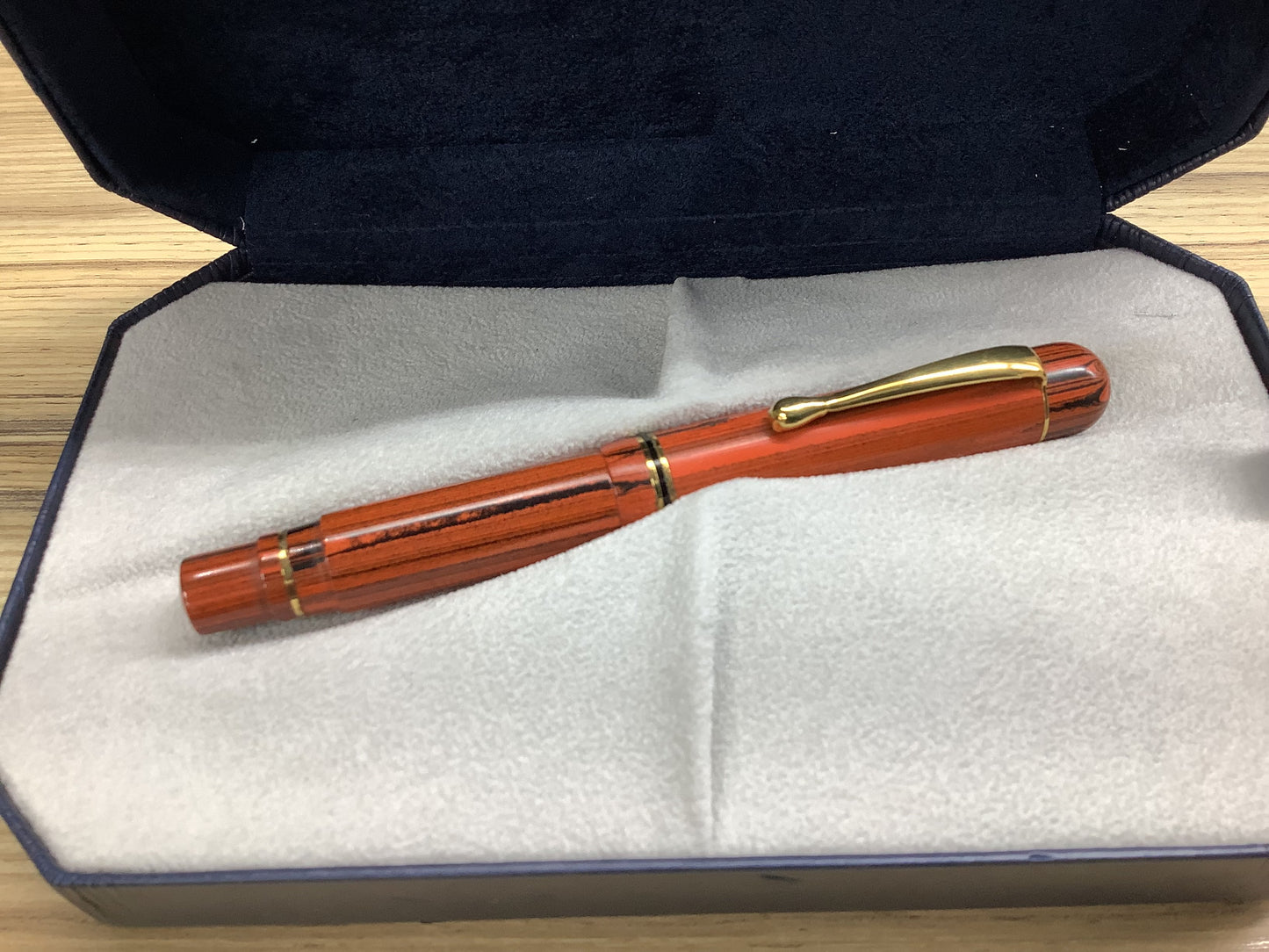 Bexley Redwood Ebonite Two Tone 18k Gold Nib - Fountain Pen