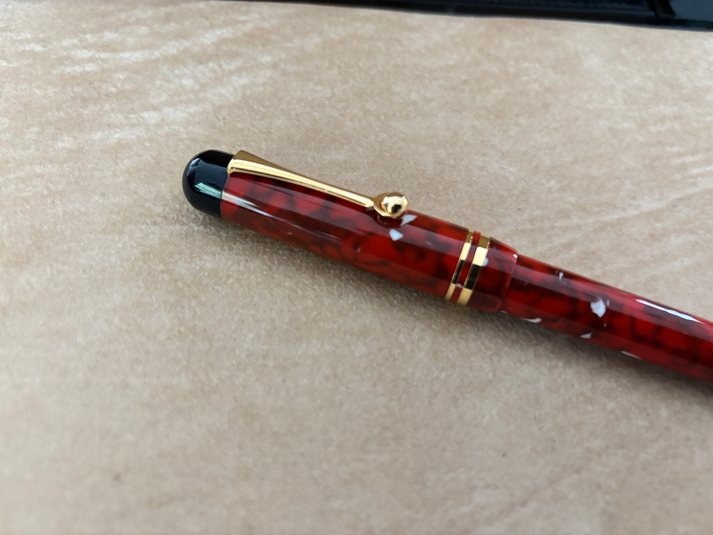 Bexley Admiral Collection Signal Red Steel Nib - Fountain Pen