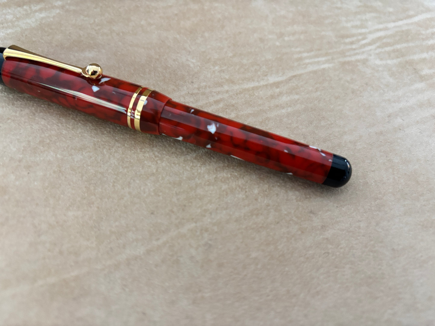 Bexley Admiral Collection Signal Red Steel Nib - Fountain Pen