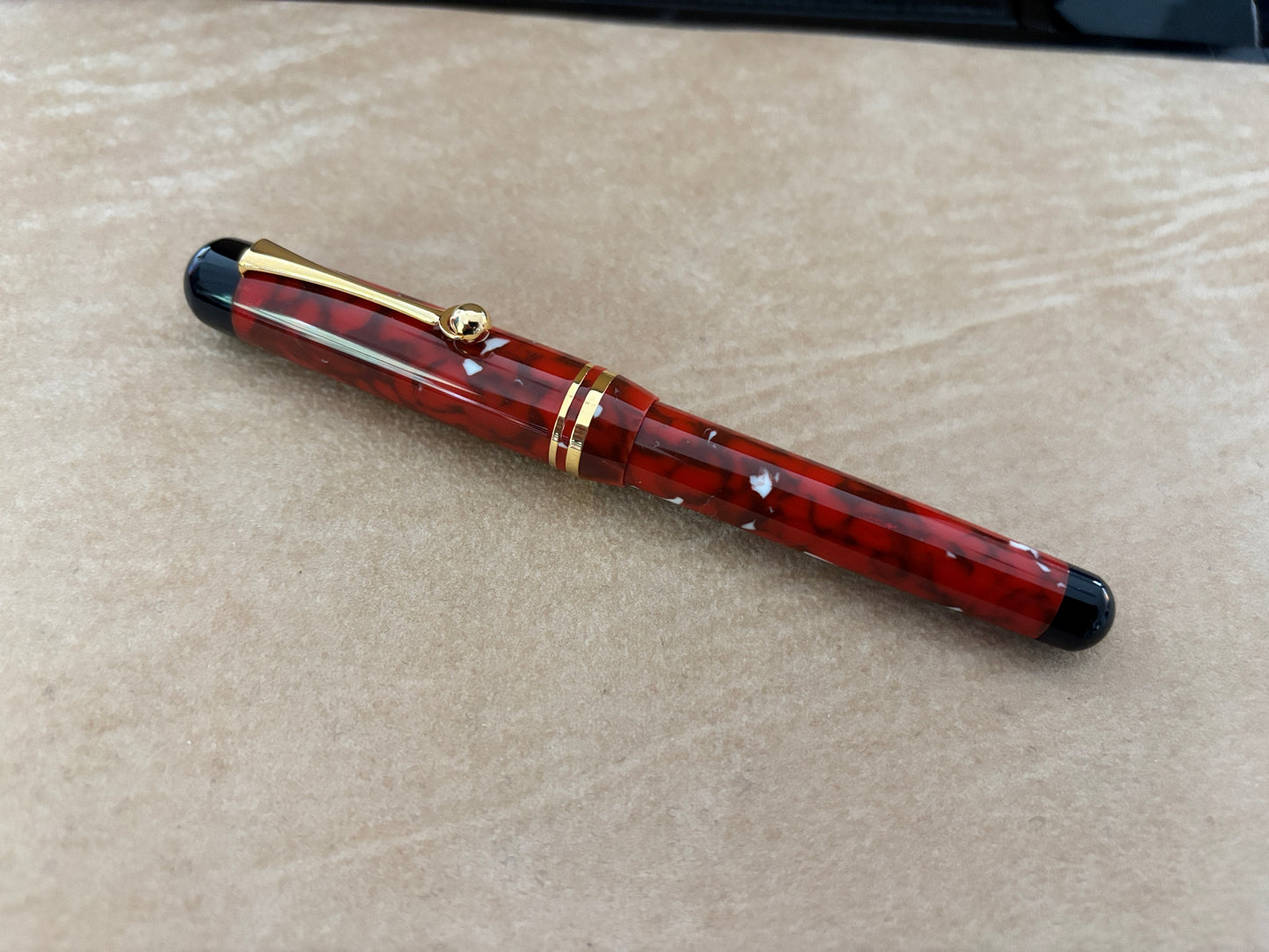 Bexley Admiral Collection Signal Red Steel Nib - Fountain Pen
