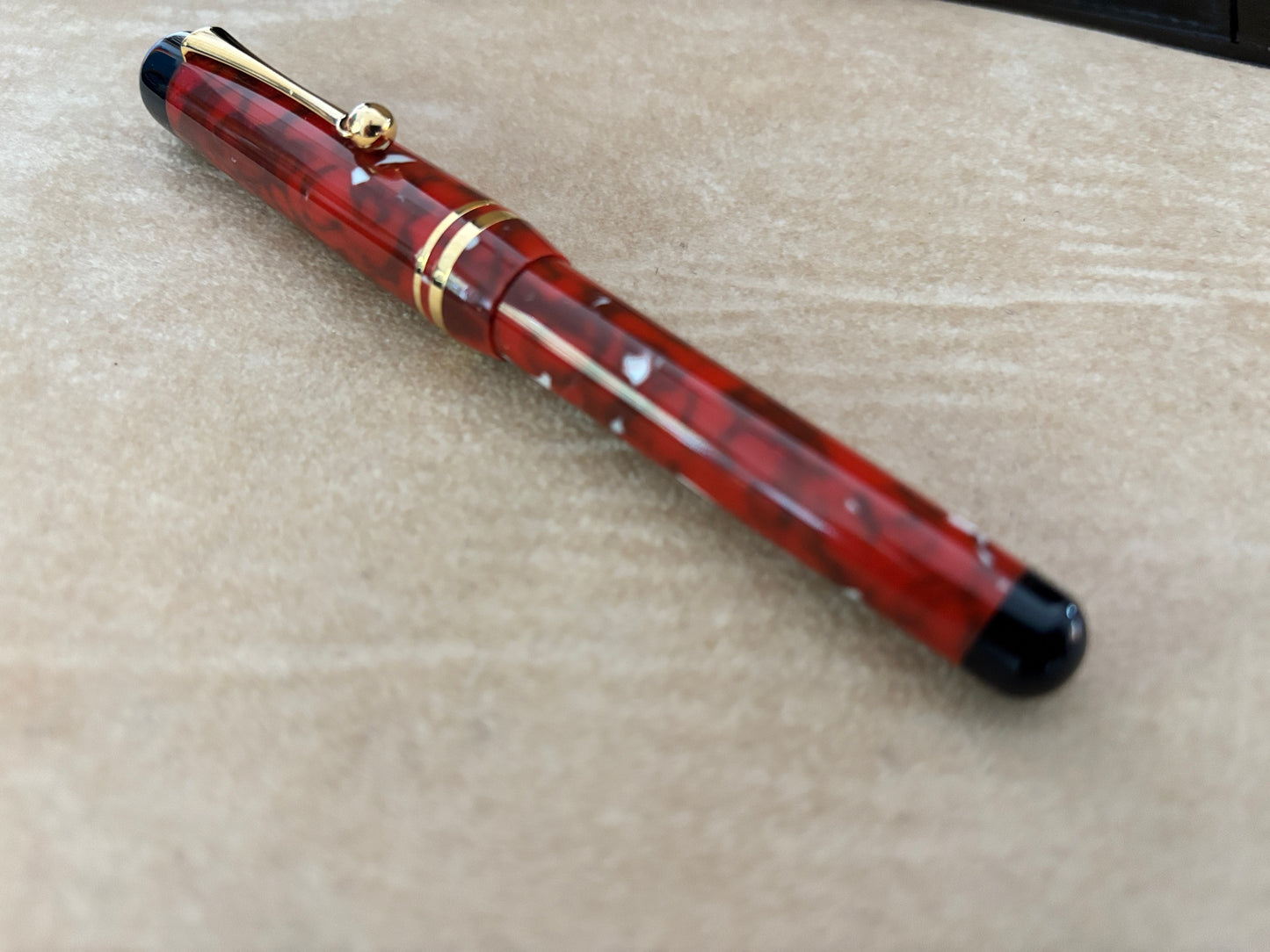 Bexley Admiral Collection Signal Red Steel Nib - Fountain Pen