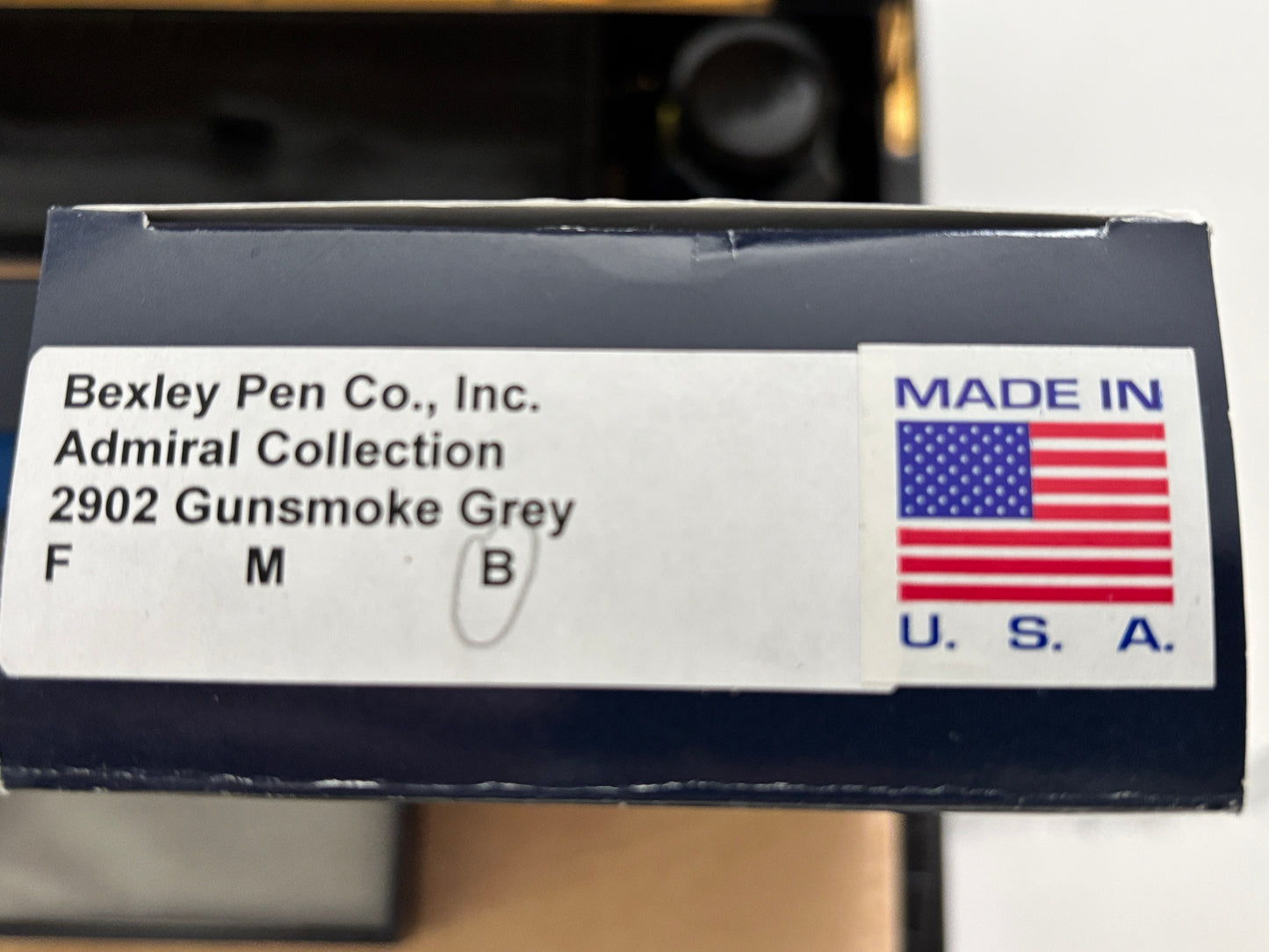 Bexley Admiral Collection Gunsmoke Grey Steel Nib - Fountain Pen