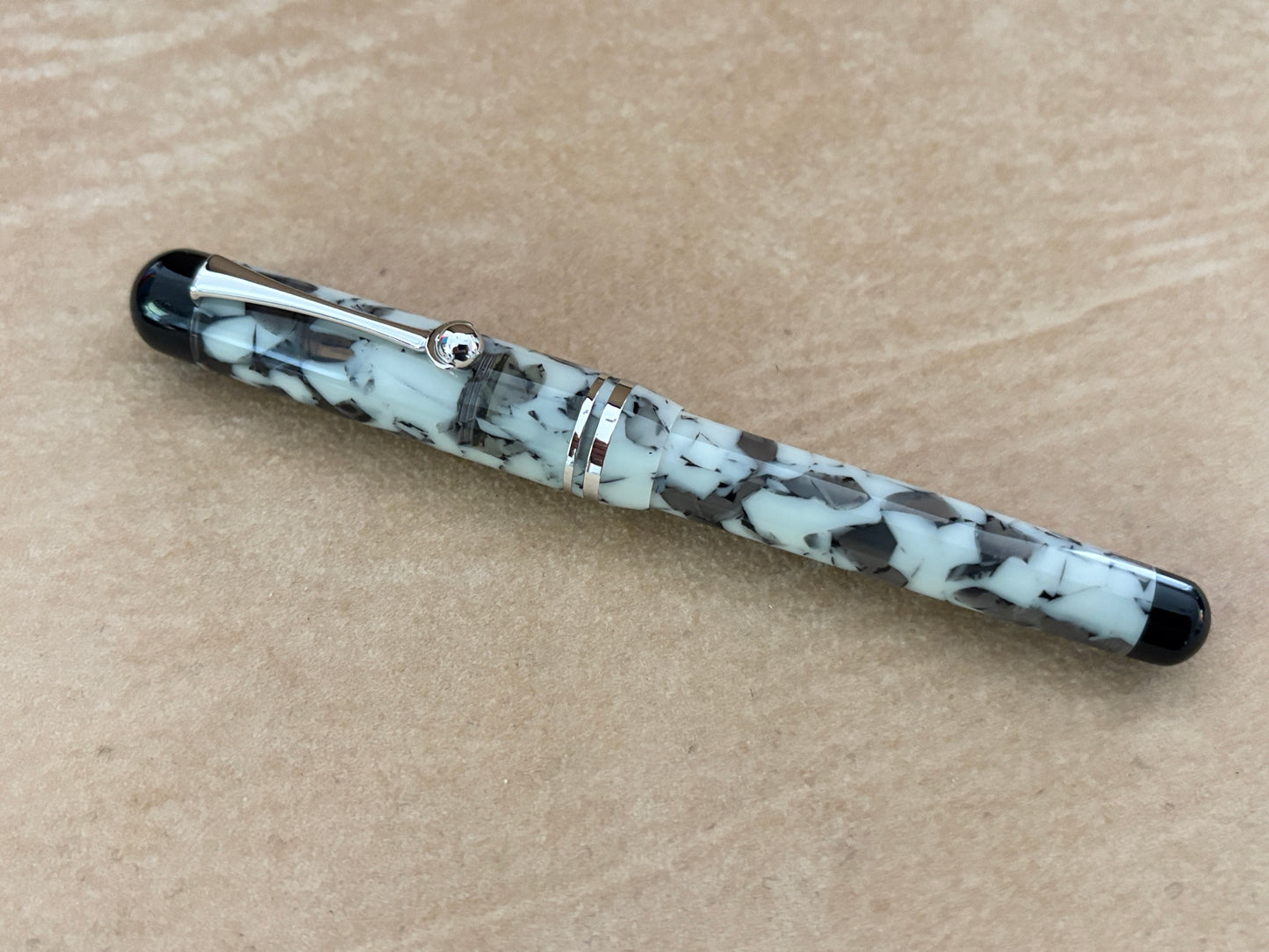 Bexley Admiral Collection Gunsmoke Grey Steel Nib - Fountain Pen