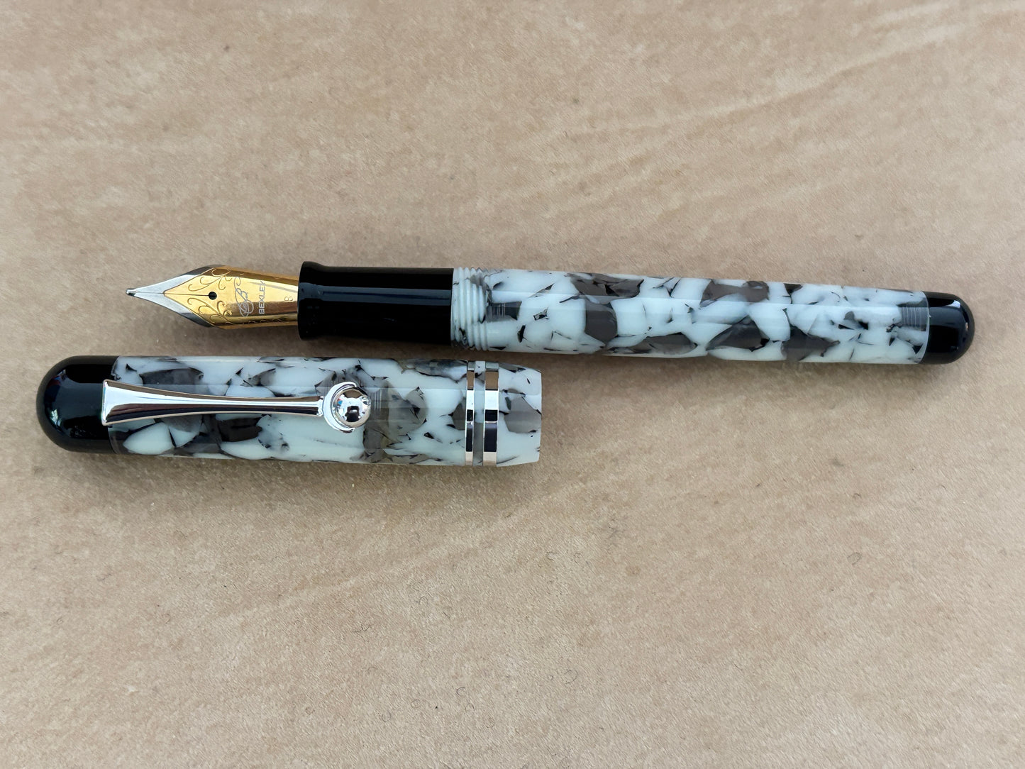 Bexley Admiral Collection Gunsmoke Grey Steel Nib - Fountain Pen