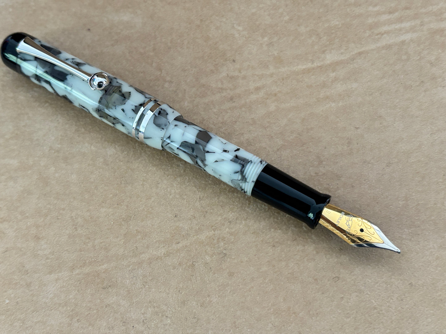 Bexley Admiral Collection Gunsmoke Grey Steel Nib - Fountain Pen