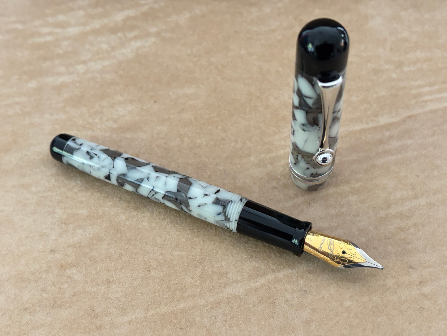 Bexley Admiral Collection Gunsmoke Grey Steel Nib - Fountain Pen