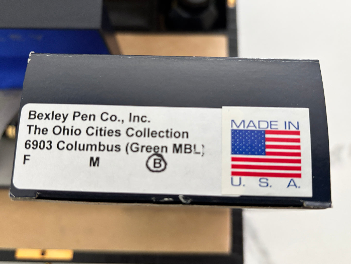 Bexley The Ohio Cities Columbus Green Steel Nib - Fountain Pen