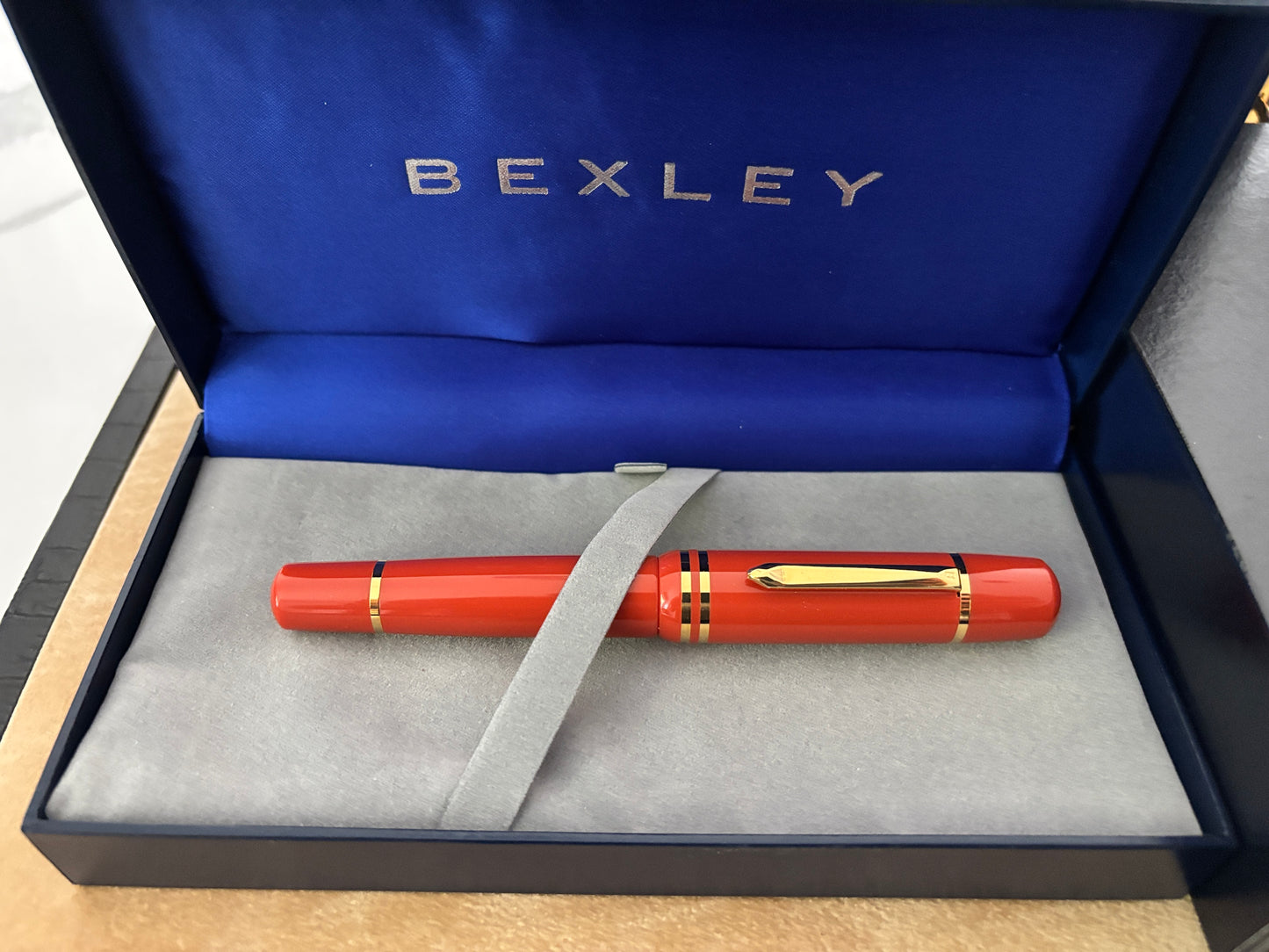 Bexley Magnum Poseidon Orange 18k Gold Nib - Fountain Pen