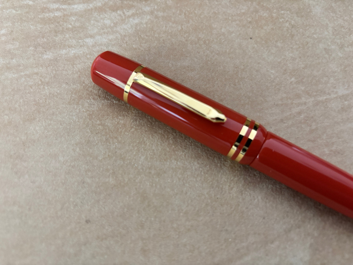 Bexley Magnum Poseidon Orange 18k Gold Nib - Fountain Pen