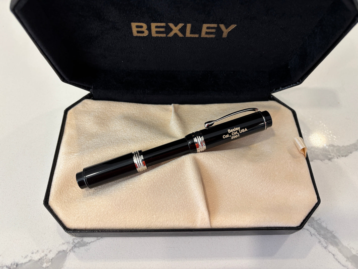 Bexley Sleeve Filler Black Rhodium Trim (Circa 2001) - Fountain Pen