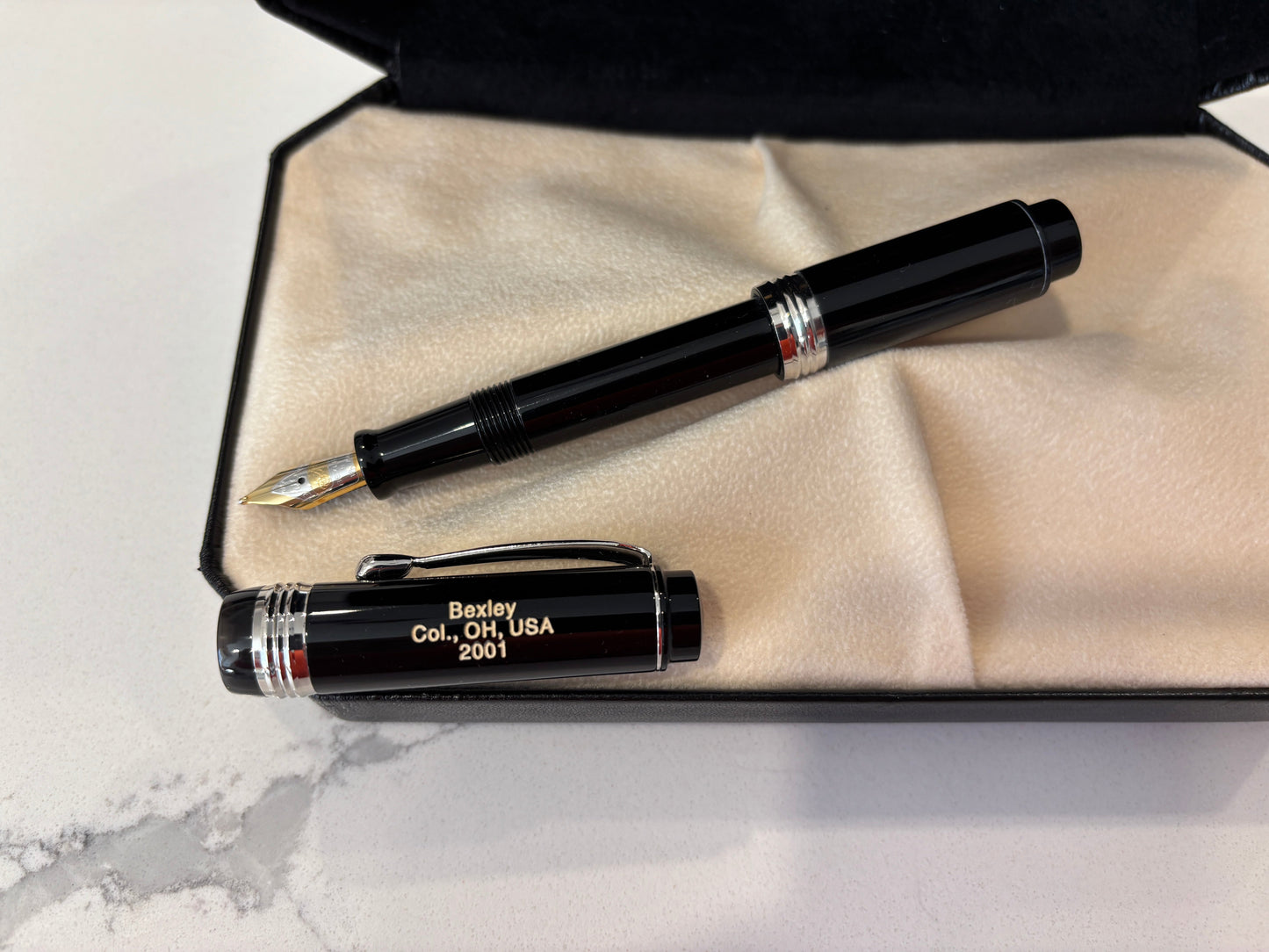 Bexley Sleeve Filler Black Rhodium Trim (Circa 2001) - Fountain Pen