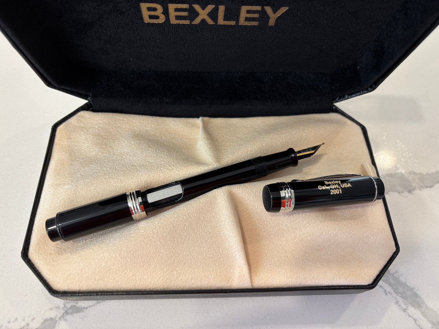 Bexley Sleeve Filler Black Rhodium Trim (Circa 2001) - Fountain Pen