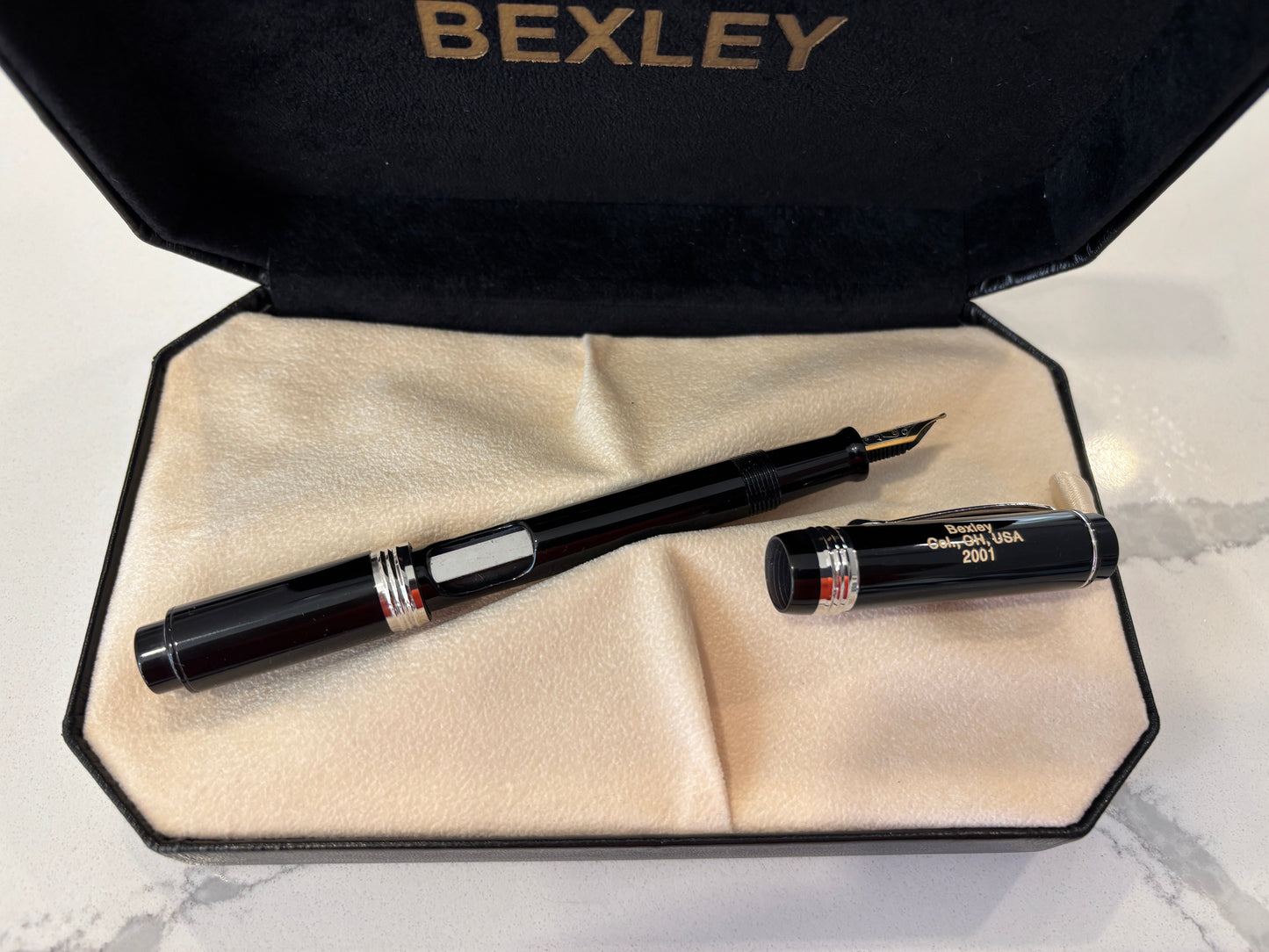 Bexley Sleeve Filler Black Rhodium Trim (Circa 2001) - Fountain Pen