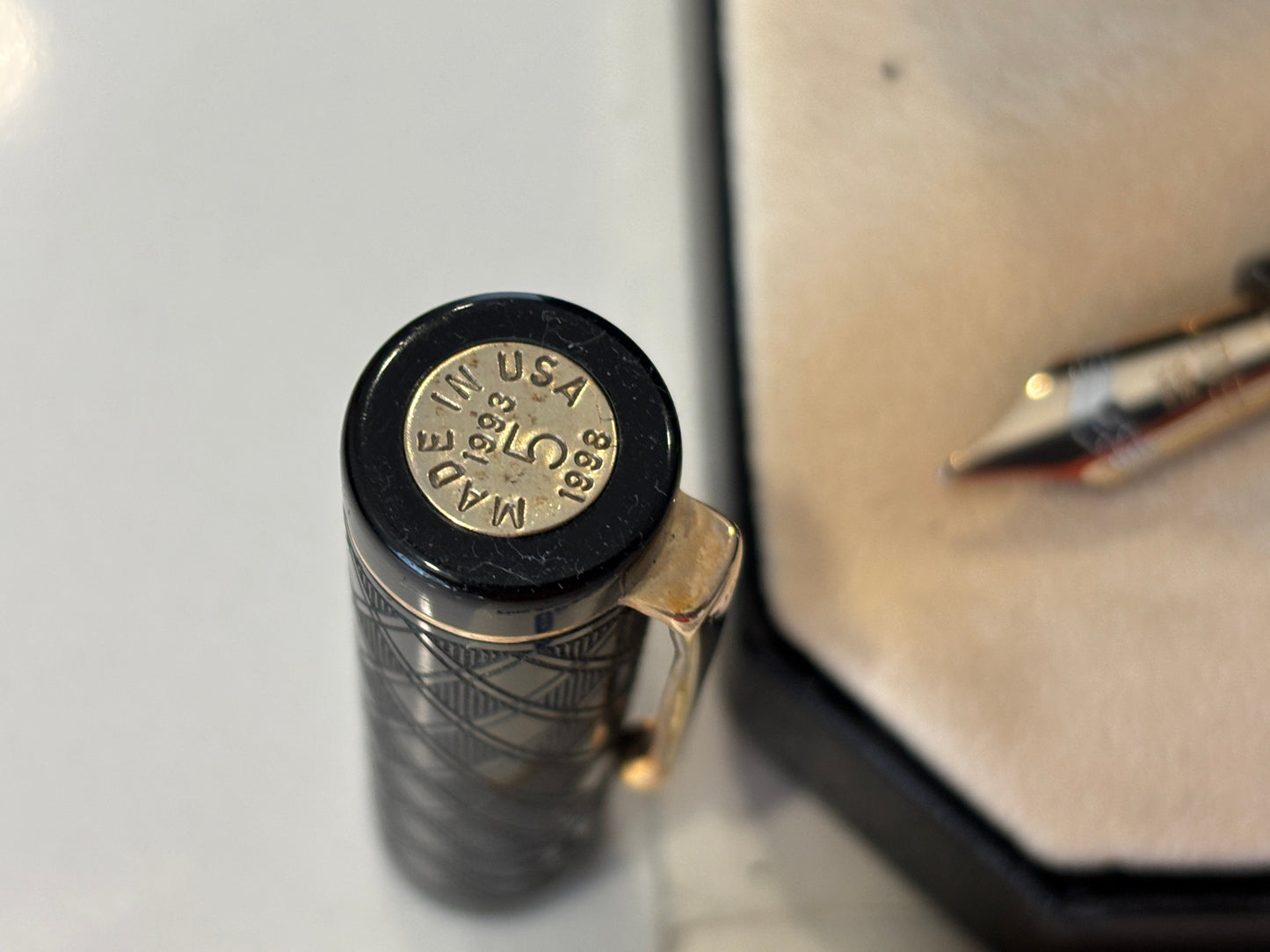 Bexley Black Chased Ebonite 5th Anniversary 1993-1998 (047/500) - Fountain Pen