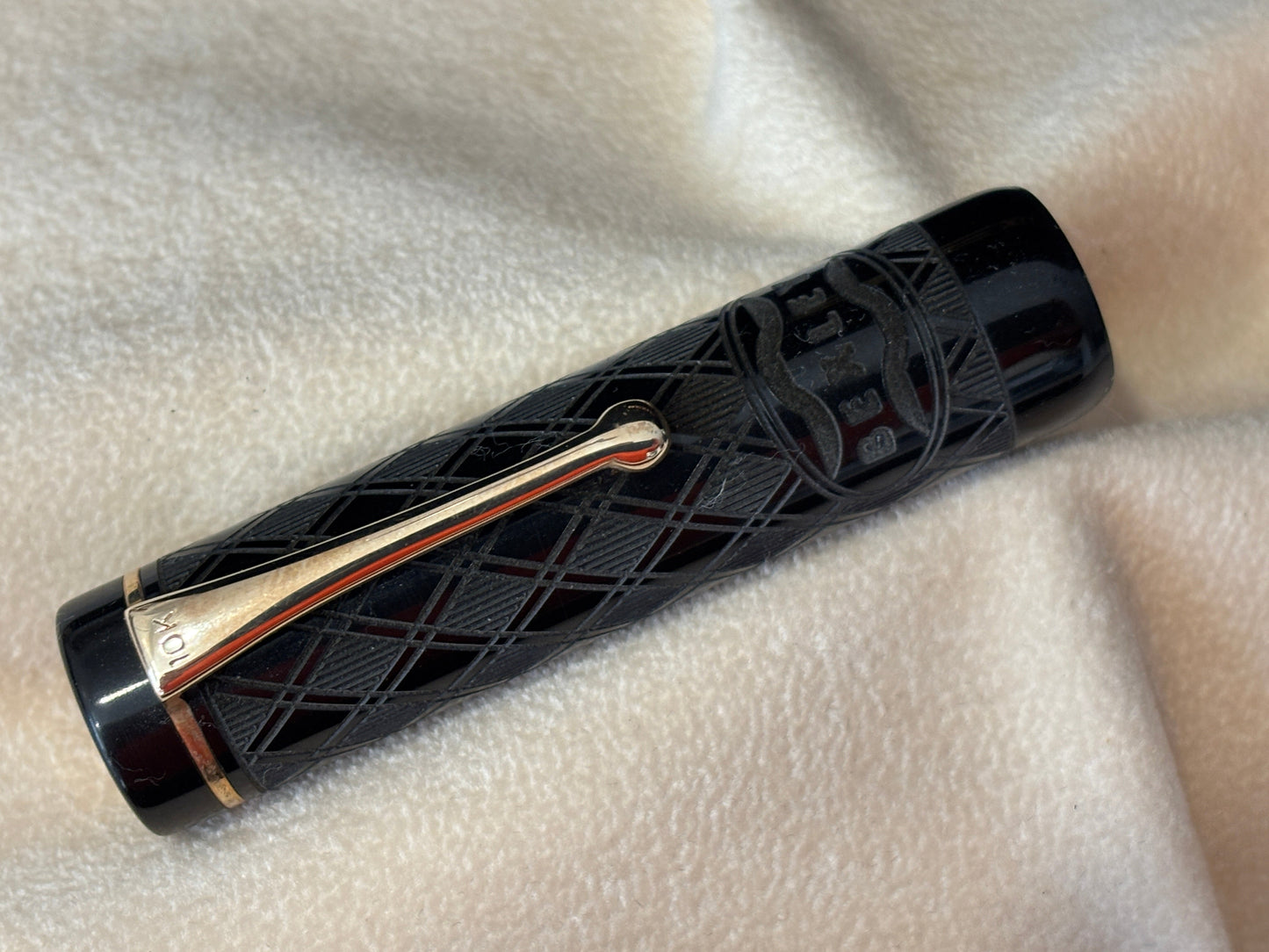 Bexley Black Chased Ebonite 5th Anniversary 1993-1998 (047/500) - Fountain Pen