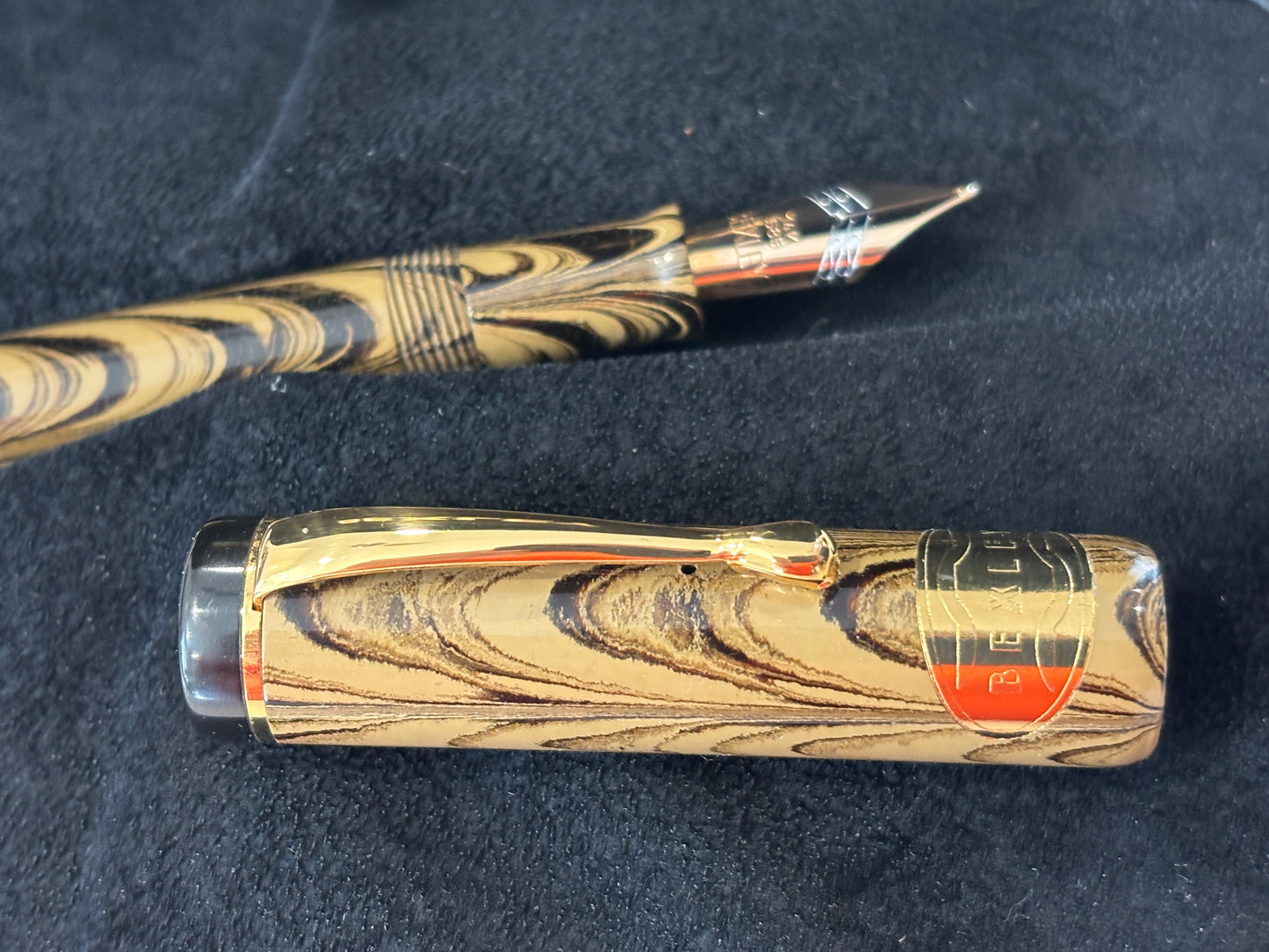 Bexley Green Ripple Ebonite 5th Anniversary 1993-1998 - Fountain Pen