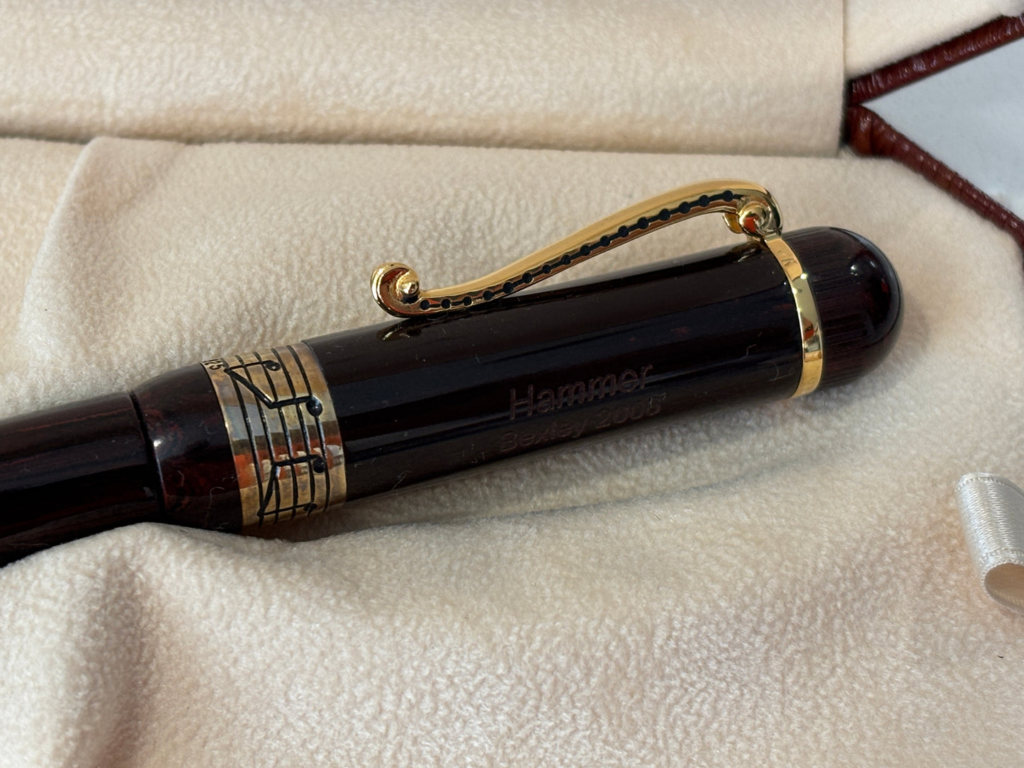 Bexley Stradivarius Hammer Ebonite Rosewood (Circa 2006) - Fountain Pen