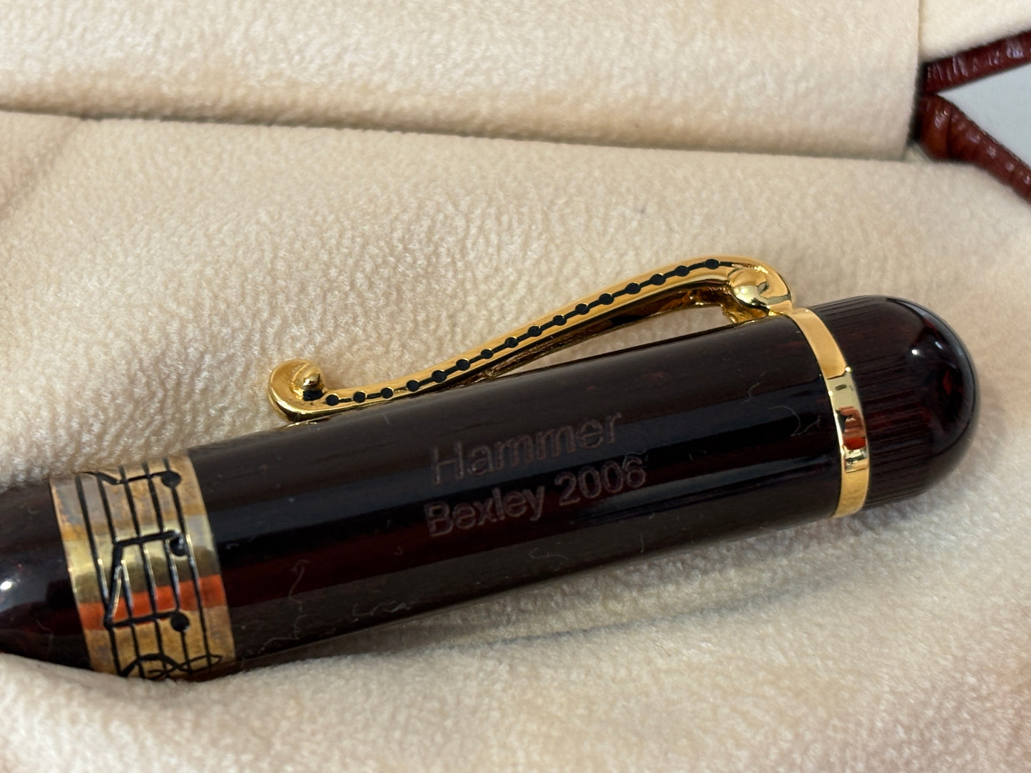 Bexley Stradivarius Hammer Ebonite Rosewood (Circa 2006) - Fountain Pen