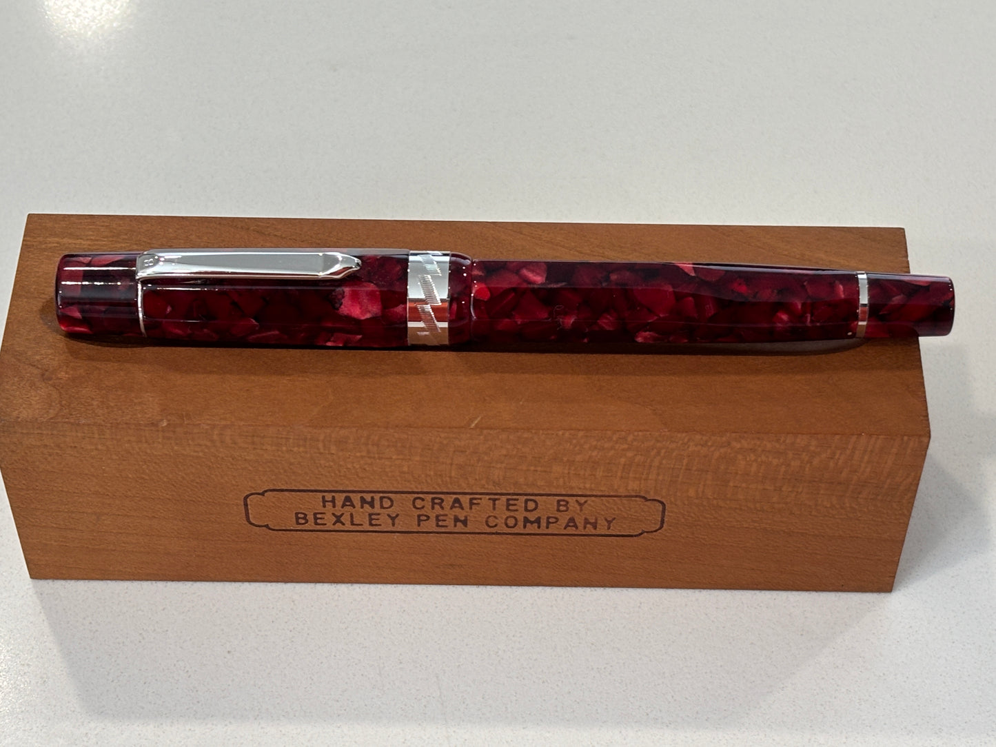 Bexley Americana Rio Grande Red Rhodium Trim (Circa 2002) - Ballpoint Pen