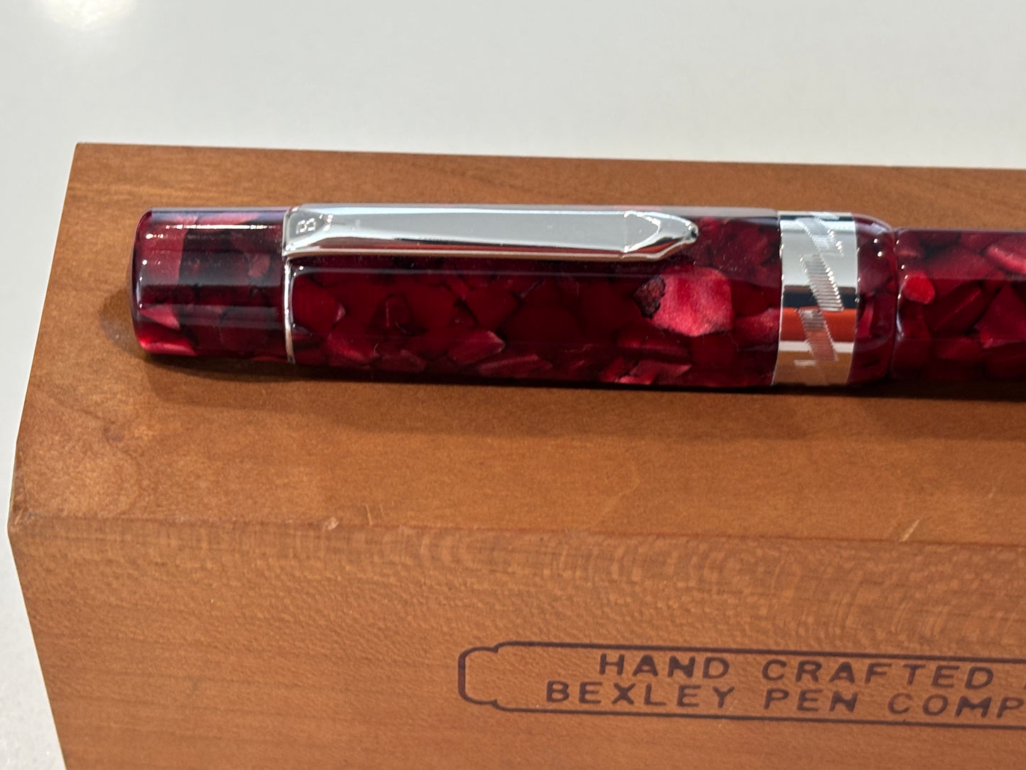 Bexley Americana Rio Grande Red Rhodium Trim (Circa 2002) - Ballpoint Pen