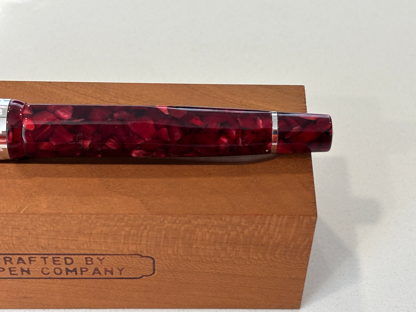 Bexley Americana Rio Grande Red Rhodium Trim (Circa 2002) - Ballpoint Pen