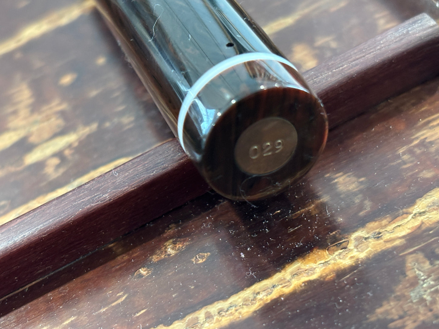 Bexley Giant Swirl Burgundy With White Bands - Fountain Pen