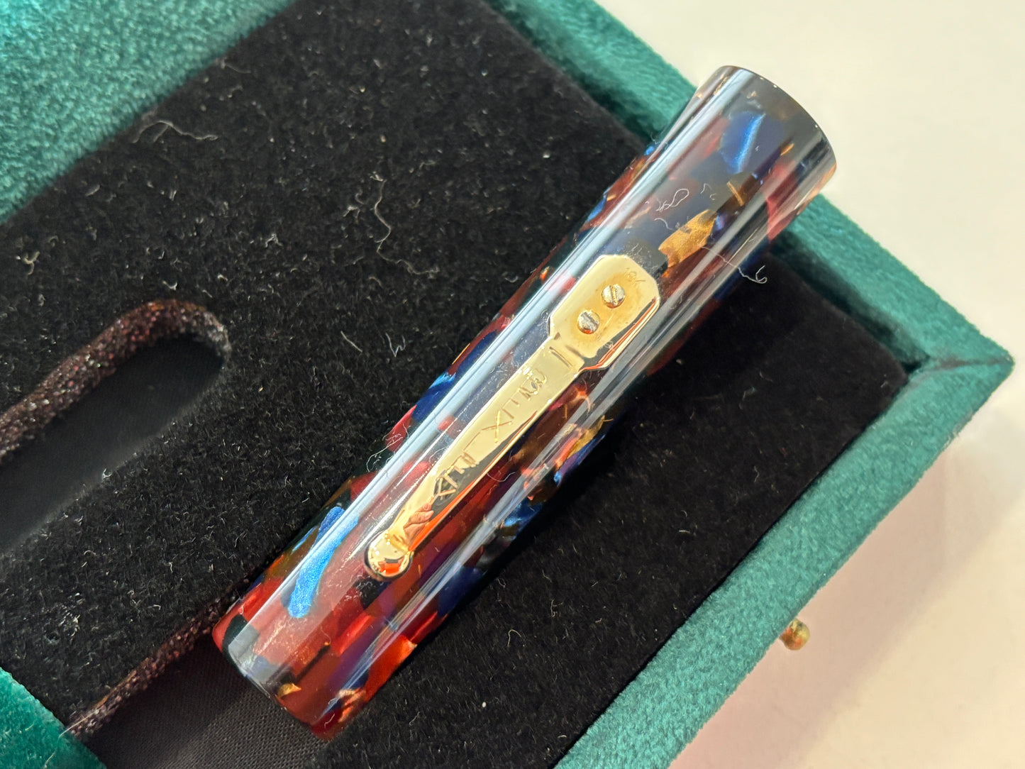 Bexley Grand Finale Tiger Eye Oversize Eyedropper Filler - Fountain Pen
