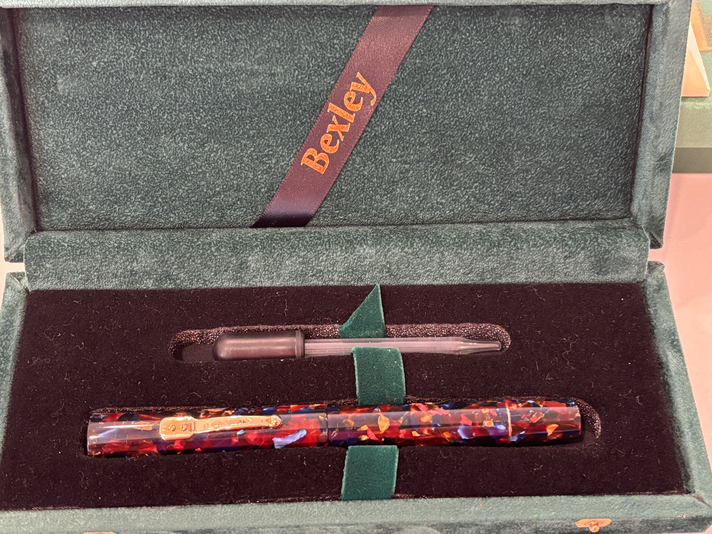 Bexley Grand Finale Tiger Eye Oversize Eyedropper Filler - Fountain Pen