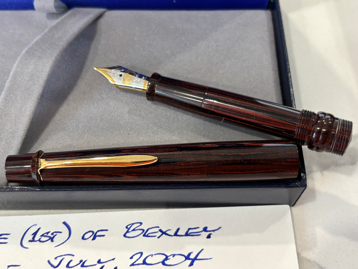 Bexley Tucker Prototype Rosewood Hard Rubber (Circa 2004) - Fountain Pen