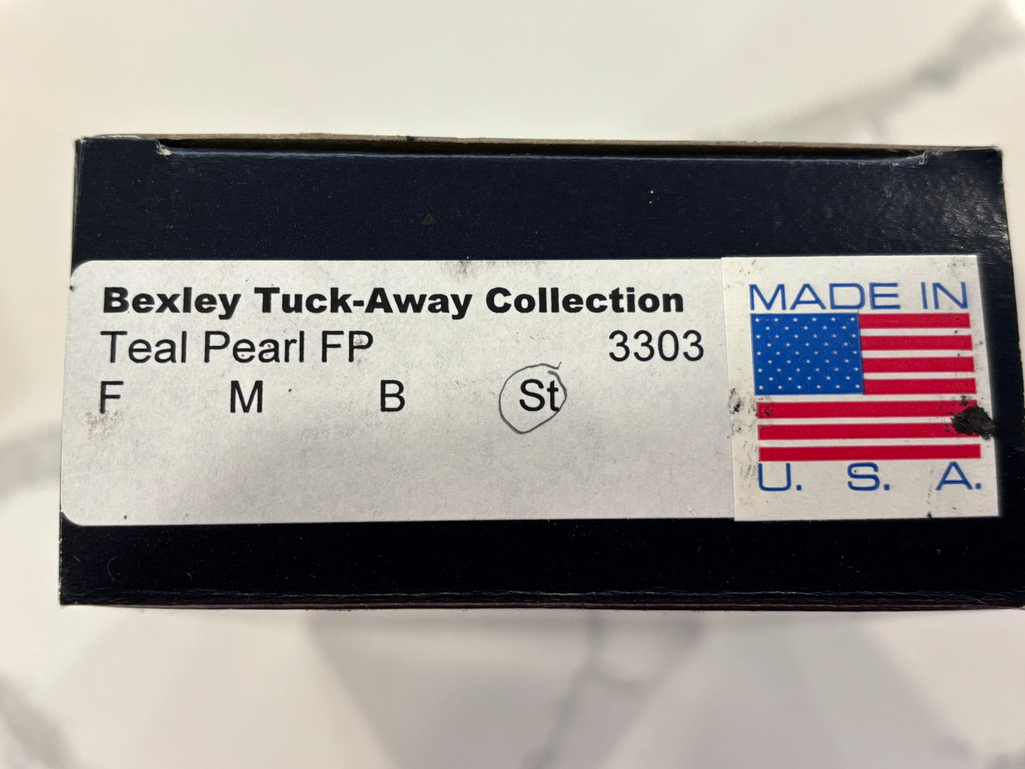 Bexley Tuck-Away Teal Pearl (Circa 2009) - Fountain Pen