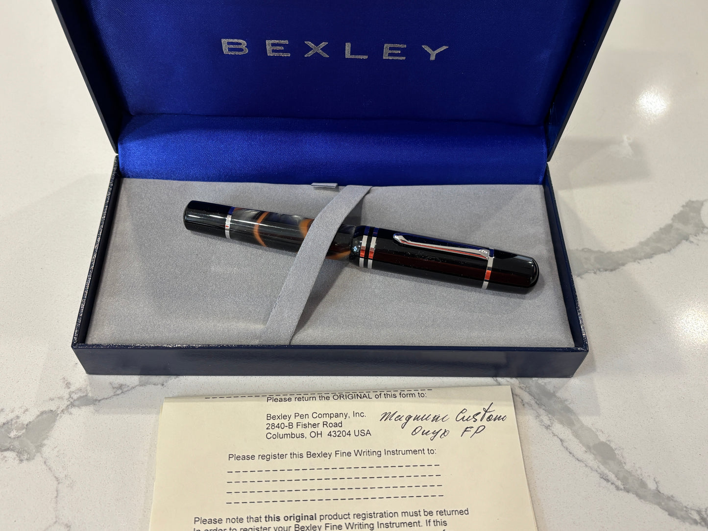 Bexley Magnum Poseidon Custom Onyx (Circa 2014) - Fountain Pen
