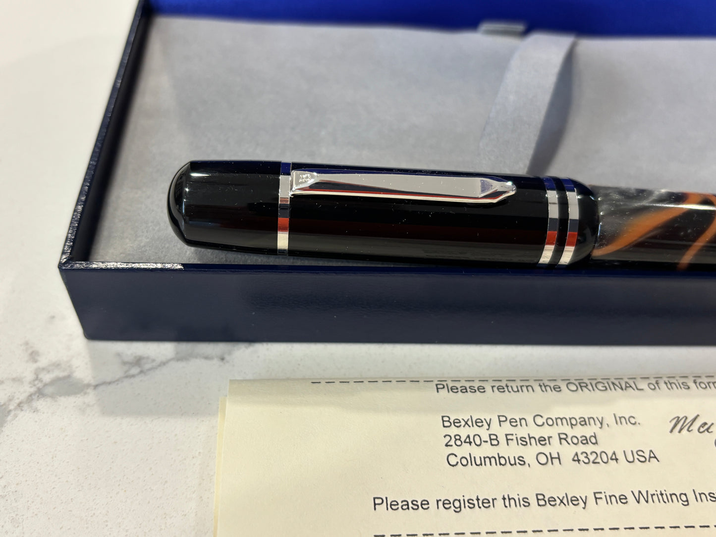 Bexley Magnum Poseidon Custom Onyx (Circa 2014) - Fountain Pen