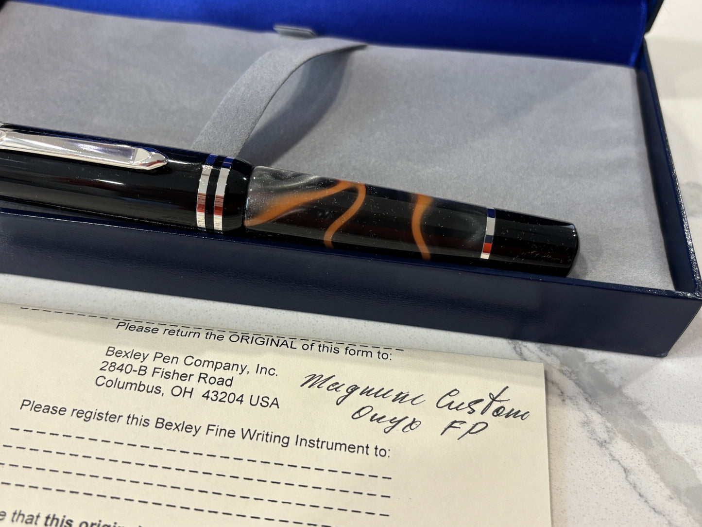 Bexley Magnum Poseidon Custom Onyx (Circa 2014) - Fountain Pen