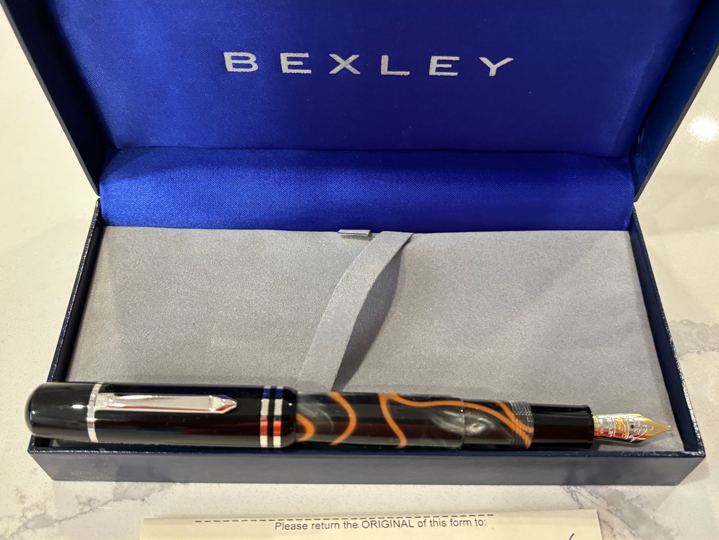 Bexley Magnum Poseidon Custom Onyx (Circa 2014) - Fountain Pen