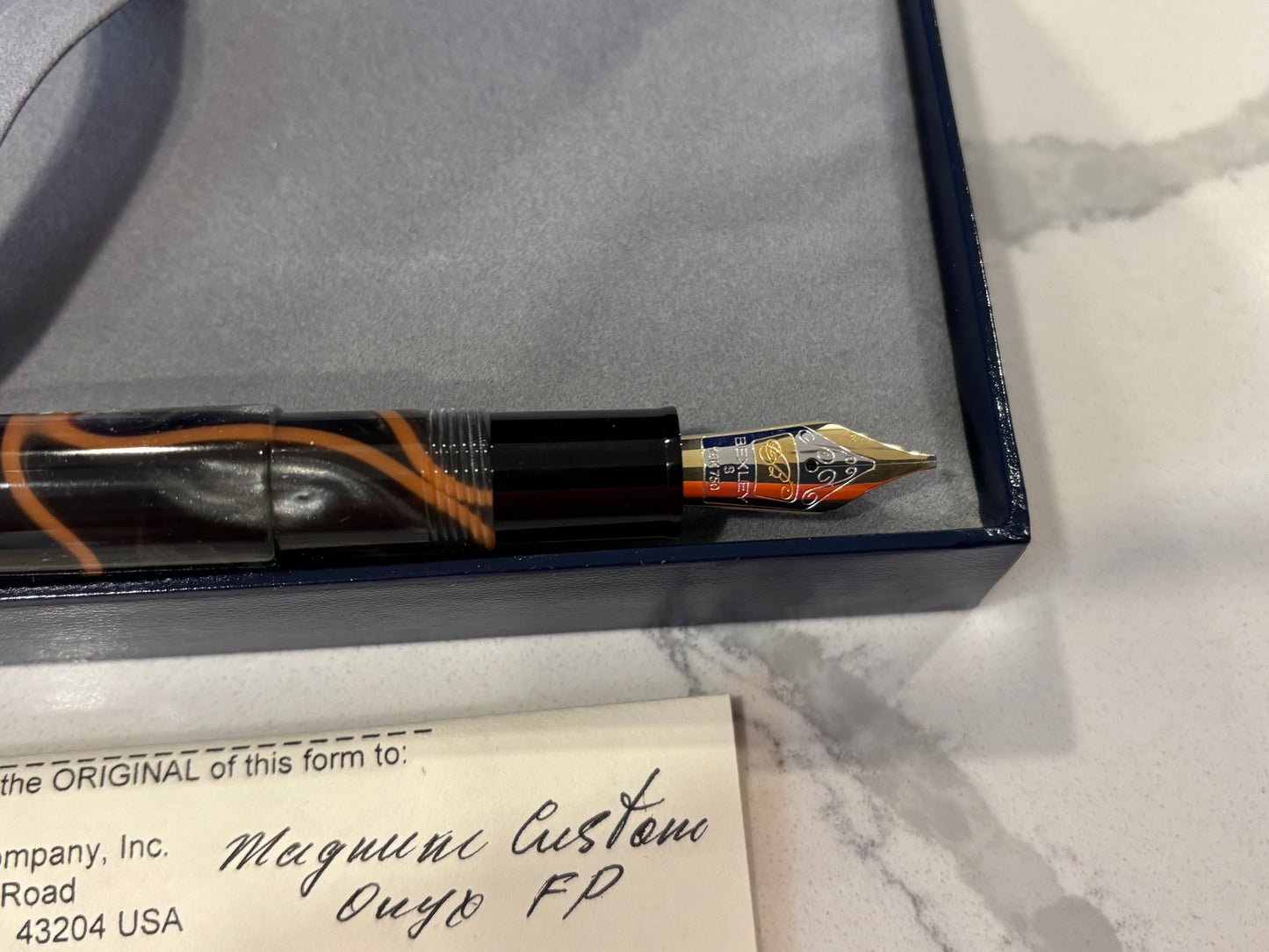 Bexley Magnum Poseidon Custom Onyx (Circa 2014) - Fountain Pen