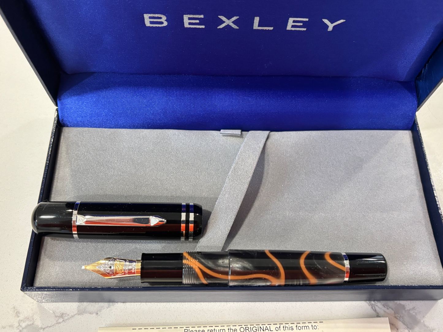 Bexley Magnum Poseidon Custom Onyx (Circa 2014) - Fountain Pen
