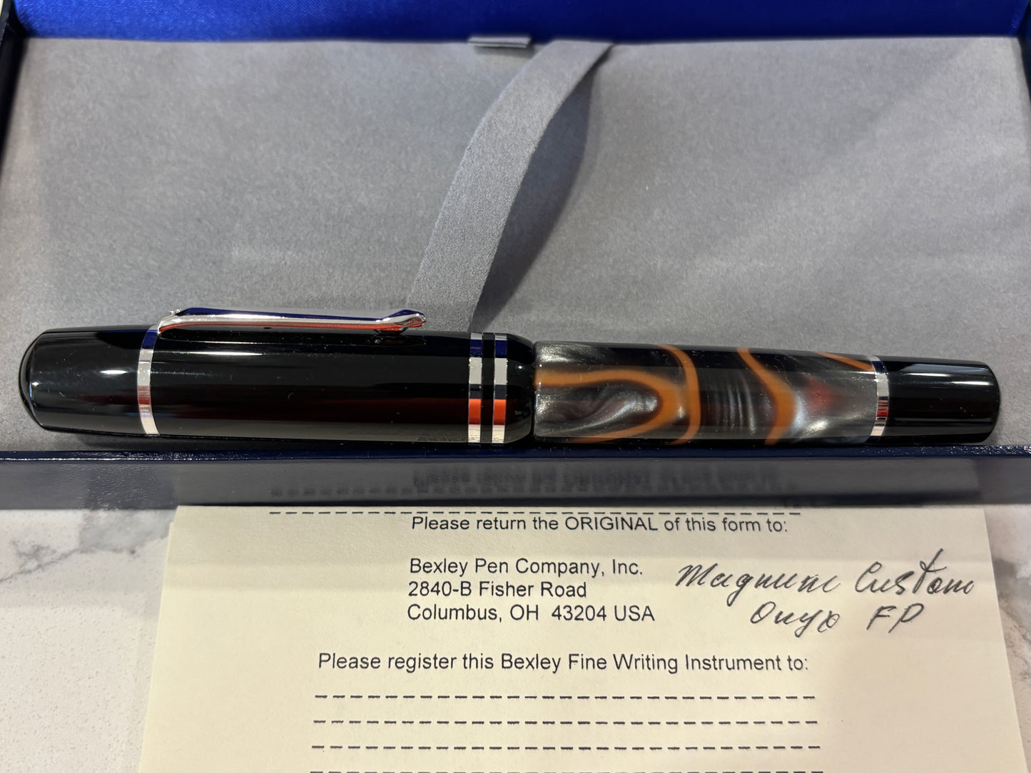 Bexley Magnum Poseidon Custom Onyx (Circa 2014) - Fountain Pen
