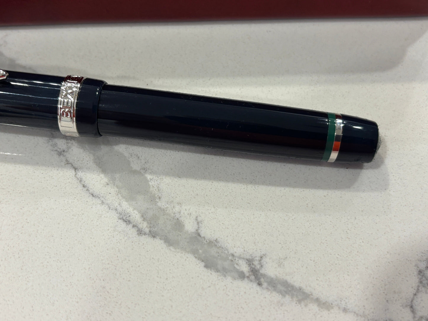 Bexley Equipoise Empire Blue Rhodium Trim (Circa 1995) - Fountain Pen